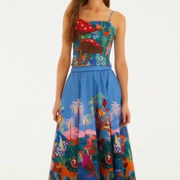 Iso!! Free people sweater small,Farm Rio dresses,driftwood jeans - Picture 3 of 4